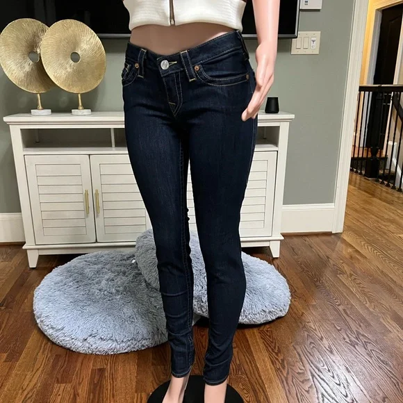 AUTHENTIC TRUE RELIGION Skinny Jeans. Size 29. Inseam 40.5. New! - Picture 7 of 11